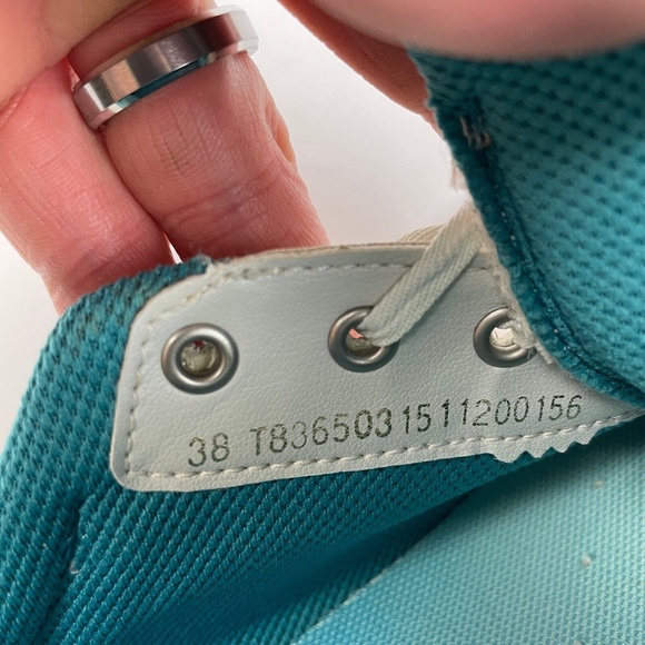 Ecco Arizona Women's Size 38 EU 7/7.5 US Casual Sneakers Cream - Picture 7 of 8